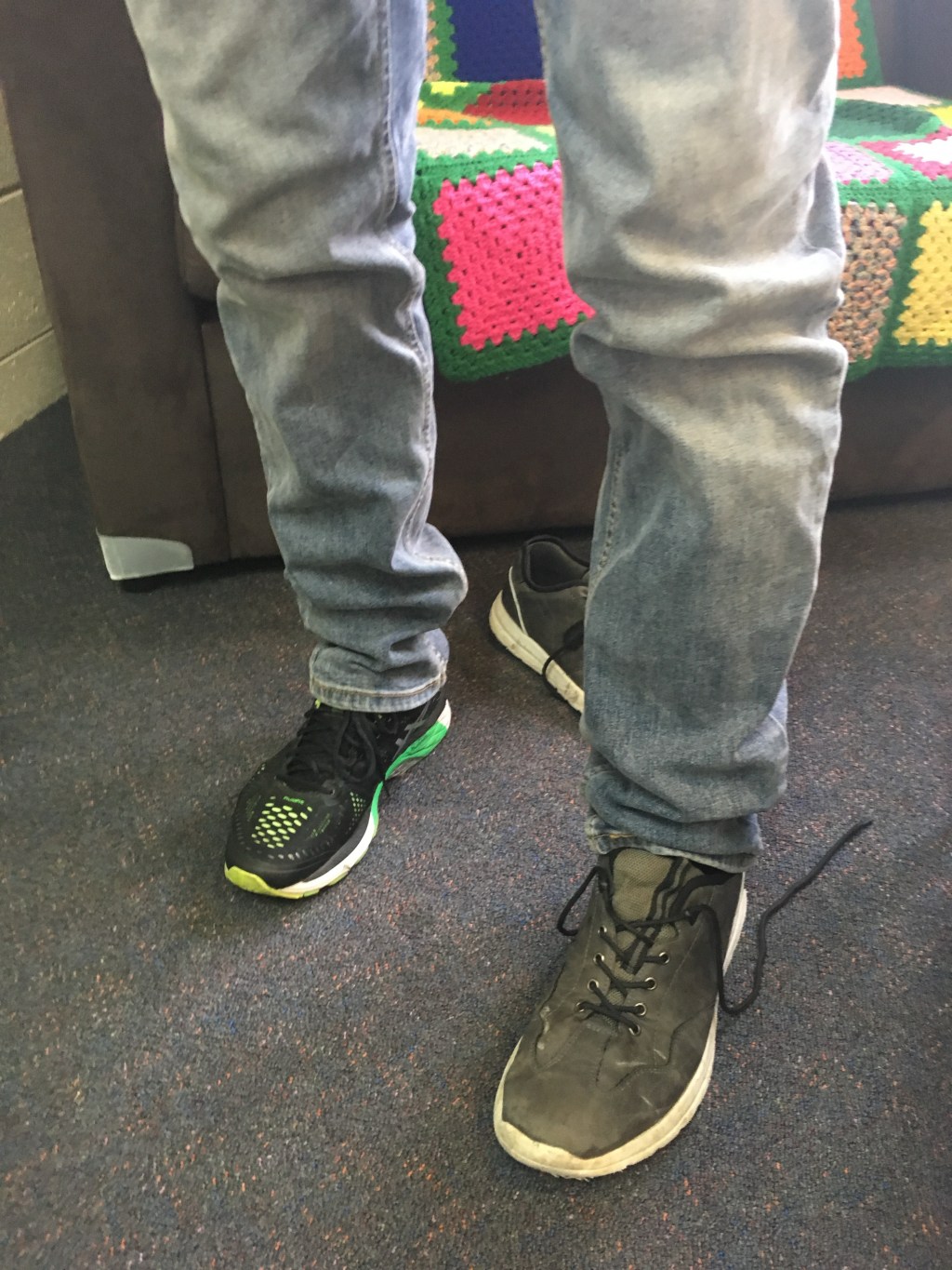 We were given Free Shoes For the Poor and we gave them out